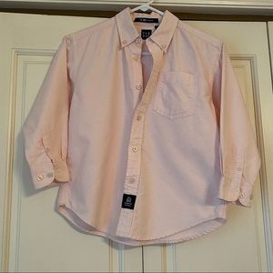 Gap Light Pink Button Up Oxford Shirt Size S